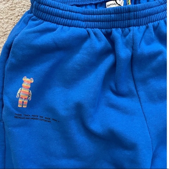 Pangaia x Bearbrick Trackpants in Colbalt Blue - size M - Picture 7 of 9